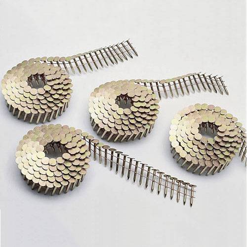 Coil roofing nails